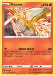 Reference image of Moltres, Brilliant Stars