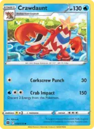 Reference image of Crawdaunt, Brilliant Stars