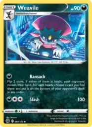 Reference image of Weavile, Brilliant Stars