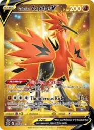 Reference image of Galarian Zapdos V, Brilliant Stars