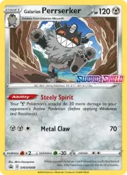 Galarian Perrserker · SWSH Black Star Promos · SWSH008/307