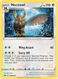 Noctowl · SWSH Black Star Promos · SWSH027/307