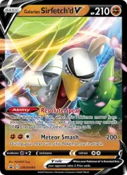Galarian Sirfetch'd V · SWSH Black Star Promos · SWSH043/307