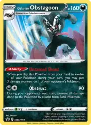 Galarian Obstagoon · SWSH Black Star Promos · SWSH059/307