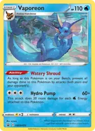 Vaporeon · SWSH Black Star Promos · SWSH072/307