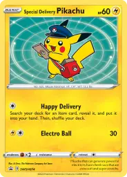 Special Delivery Pikachu · SWSH Black Star Promos · SWSH074/307