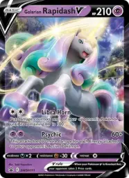 Galarian Rapidash V · SWSH Black Star Promos · SWSH111/307