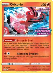 Oricorio · SWSH Black Star Promos · SWSH168/307