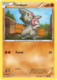 Timburr · BW trainer Kit (Excadrill) · 29/30