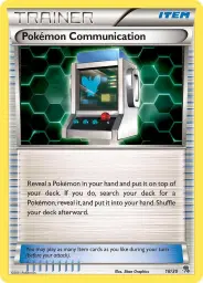 Pokémon Communication · BW trainer Kit (Zoroark) · 18/30