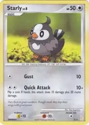 Starly · DP trainer Kit (Lucario) · 7/11