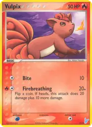 Vulpix · EX trainer Kit 2 (Minun) · 7/12