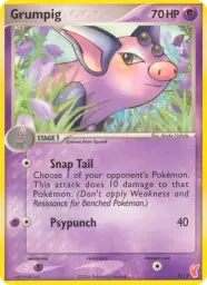 Grumpig · EX trainer Kit 2 (Plusle) · 3/12