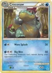 Croconaw · HS trainer Kit (Gyarados) · 17/30