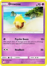 Drowzee · SM trainer Kit (Alolan Raichu) · 22/30