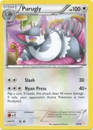 Purugly · XY trainer Kit (Pikachu Libre) · 19/30