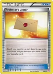 Professor’s Letter · XY trainer Kit (Sylveon) · 28/30