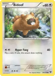 Bidoof · XY · 106/146