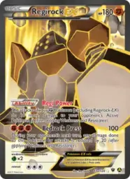 Regirock EX · Fates Collide · 43/124