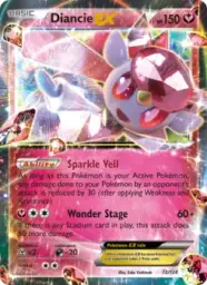 Diancie EX · Fates Collide · 72/124