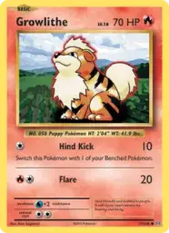Growlithe · Evolutions · 17/108