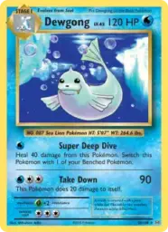 Dewgong · Evolutions · 29/108