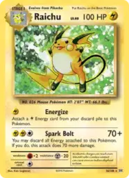 Raichu · Evolutions · 36/108