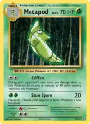 Metapod · Evolutions · 4/108