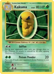 Kakuna · Evolutions · 6/108
