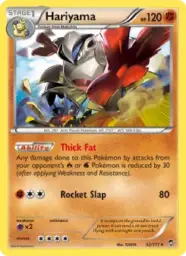 Hariyama · Furious Fists · 52/111