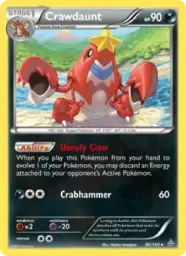 Crawdaunt · Primal Clash · 92/160