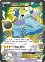 Thundurus EX · Roaring Skies · 98/108